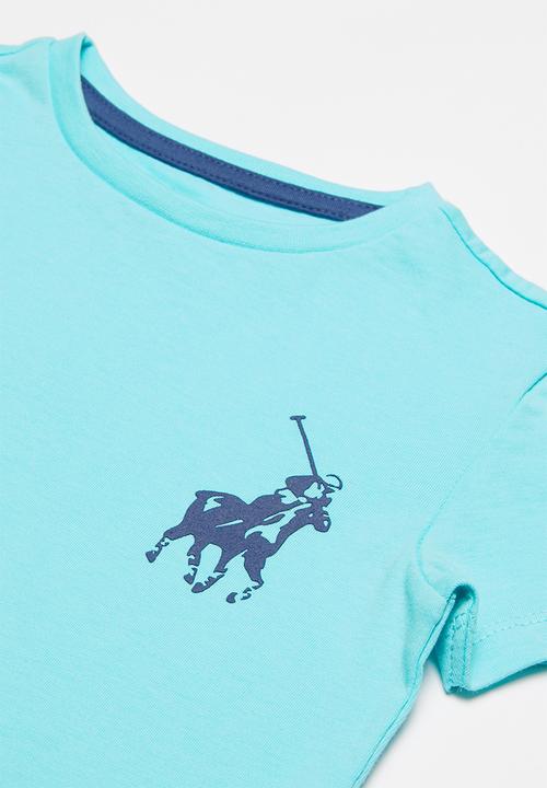 POLO - Boys rick short sleeve tee - turquoise