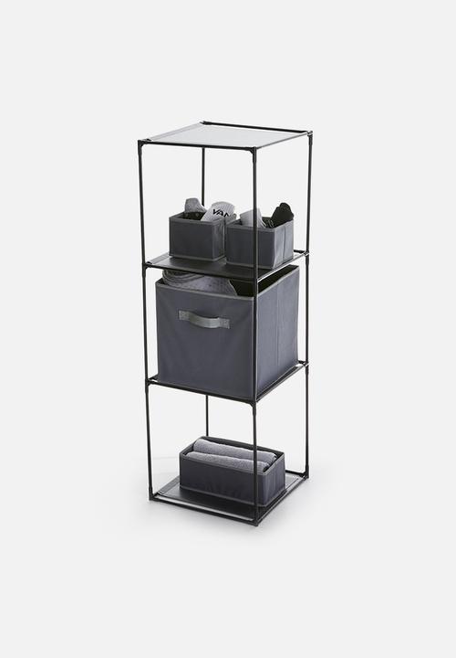 Storage Solutions - Single storage shelf - black
