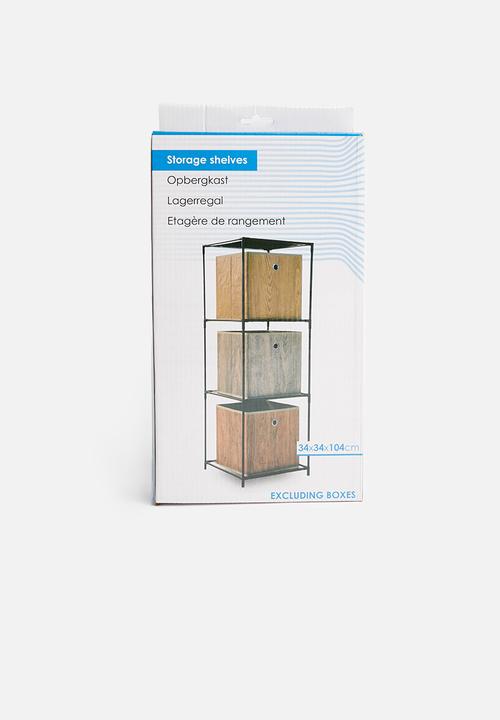 Storage Solutions - Single storage shelf - black