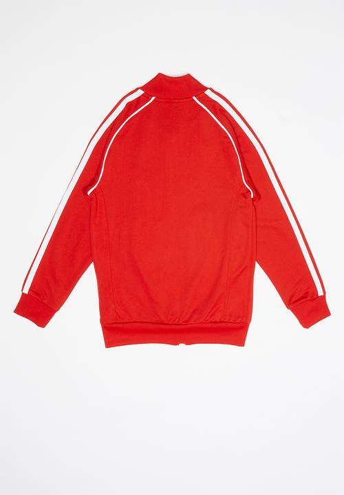 adidas Originals - Superstar top - red & white