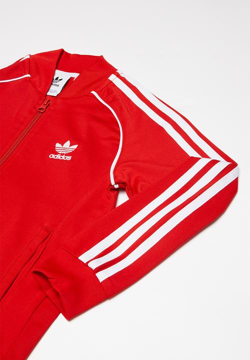 adidas Originals - Superstar top - red & white