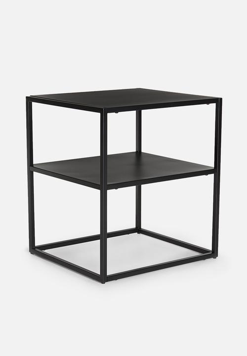 Sixth Floor - Newton bedside table - black