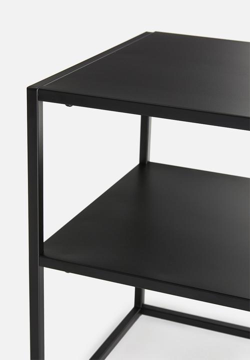 Sixth Floor - Newton bedside table - black