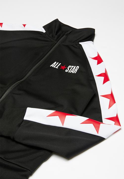 Converse - Converse All Star tricot track jacket - black
