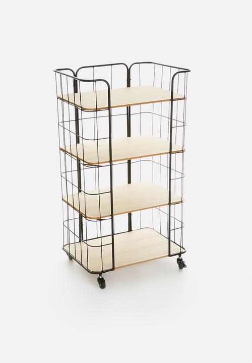 H&S - Metal display rack - black