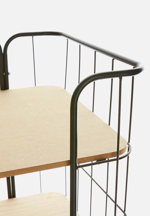 H&S - Metal display rack - black