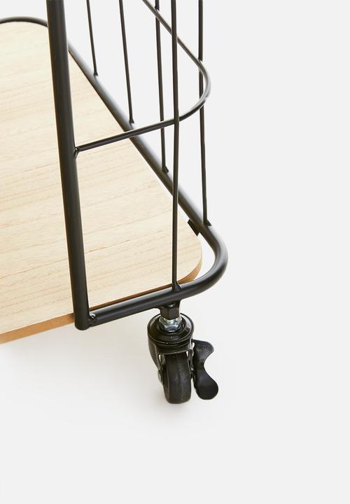 H&S - Metal display rack - black