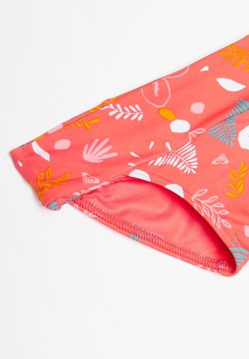 Roxy - Fruity shake long sleeve set lycra - coral 