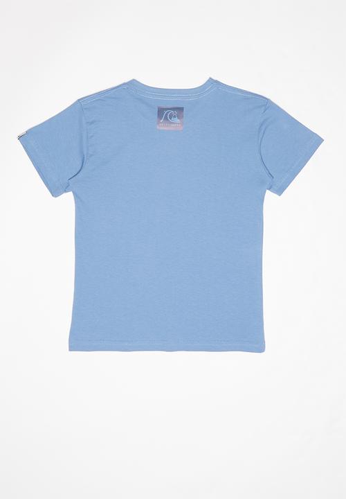Quiksilver - Jumbled up short sleeve tee - blue