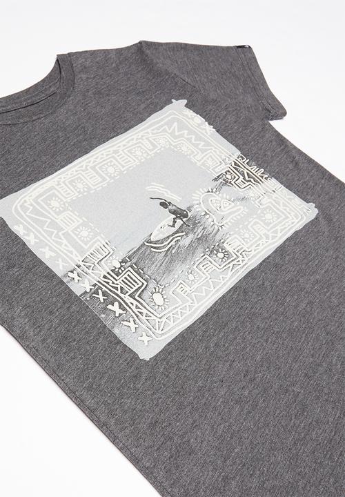Quiksilver - Double threat short sleeve tee - charcoal