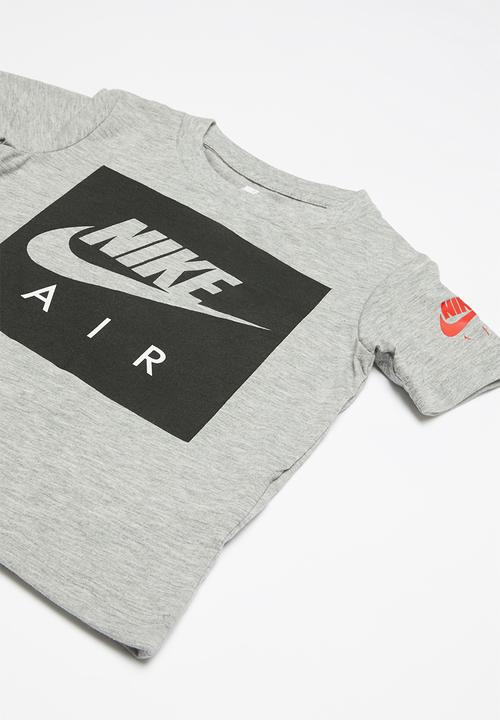 Nike - Air box logo short sleeve tee - grey