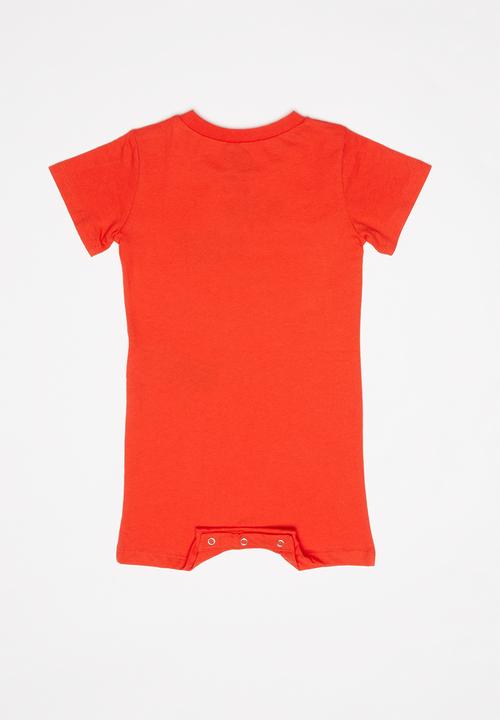 Nike - Short sleeve romper - red