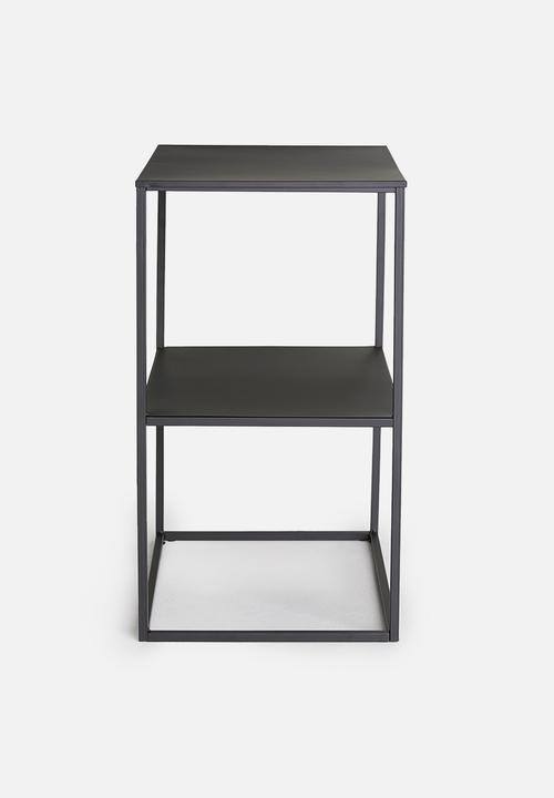 H&S - 2-layer side table small - black