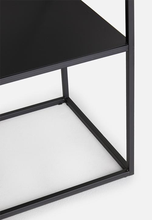 H&S - 2-layer side table small - black