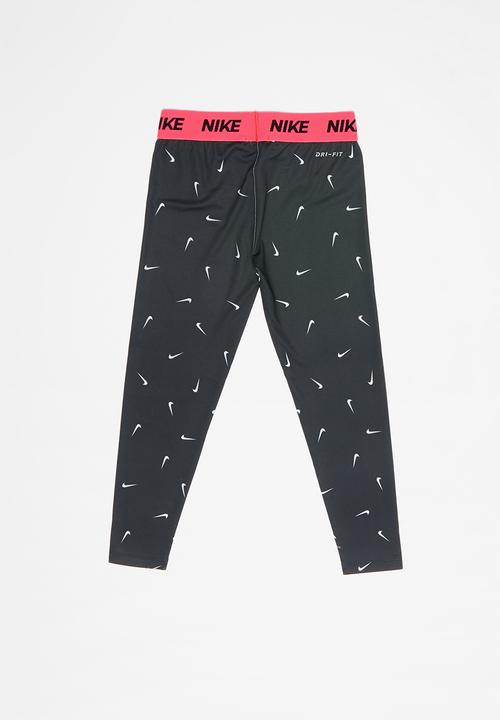 Nike - Swooshfetti legging - black
