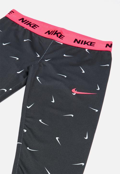 Nike - Swooshfetti legging - black