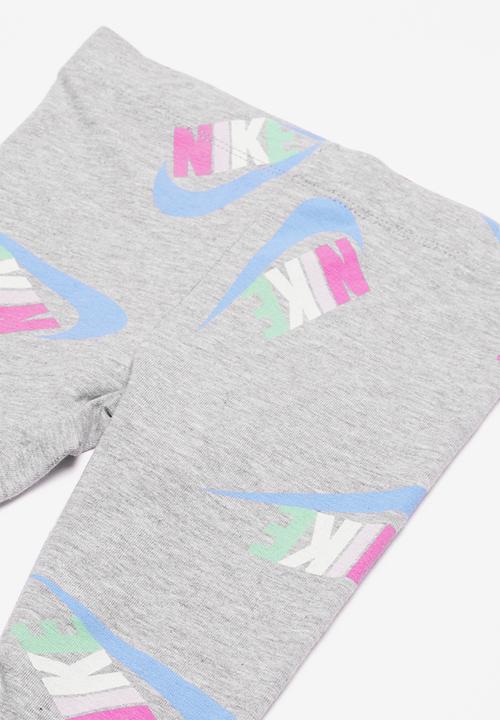 Nike - Toss tunic & tights set - grey & pink