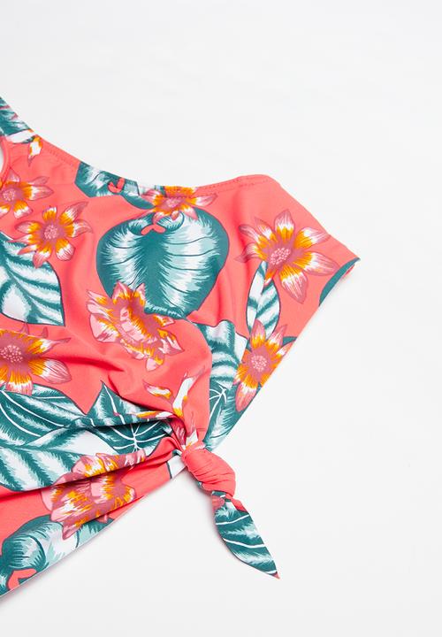 Roxy - Floral time crop top set - multi