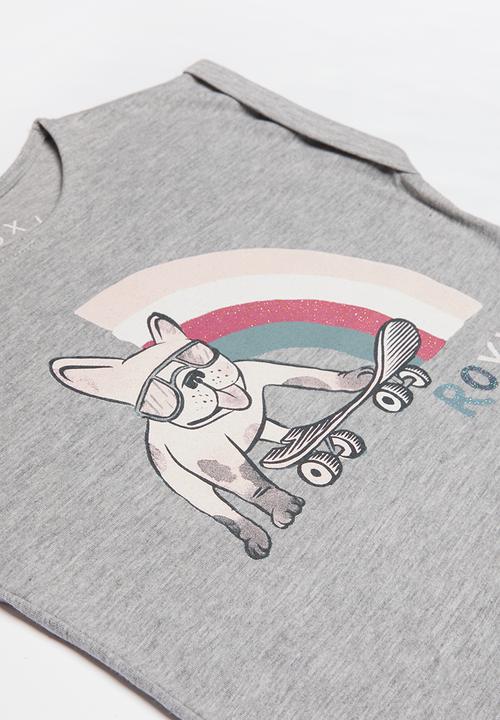 Roxy - Boyfriend tee - grey