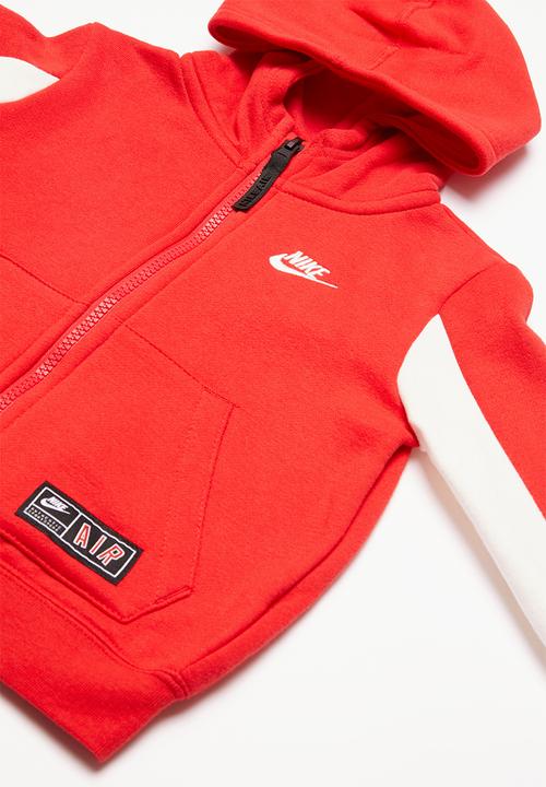 Nike - Nike air track top & jogger set - red & white