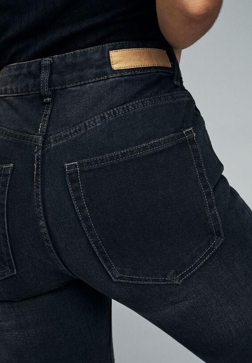 Cotton On - Mom jean - black
