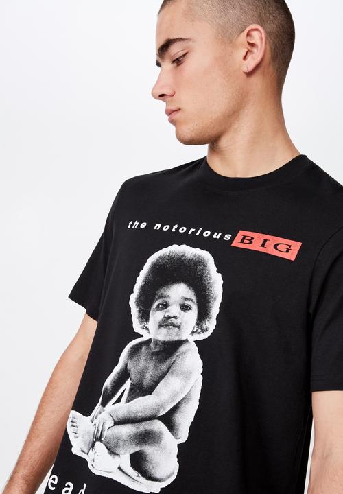 Cotton On - Biggie - ready to die tee - black