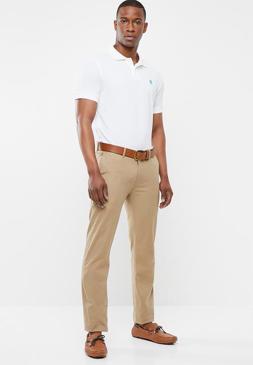 Pringle of Scotland - St Augustine short sleeve polo - white