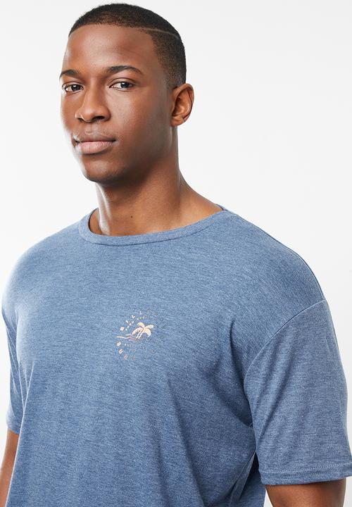 Billabong  - Where it's fine short sleeve tee - blue 