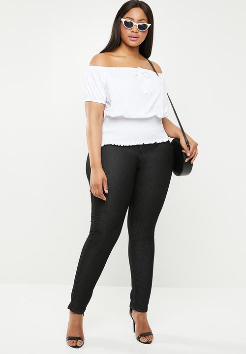 New Look - Off the shoulder T - white