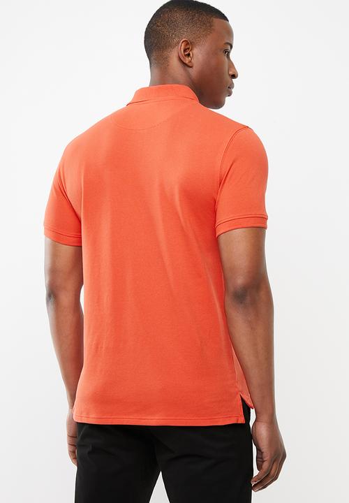 POLO - Carter custom fit ss pique golfer - orange 