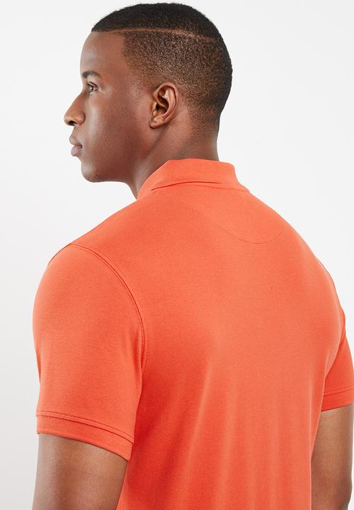 POLO - Carter custom fit ss pique golfer - orange 