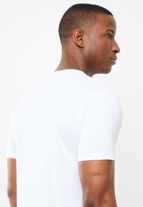 POLO - Jacob crest print short sleeve crew neck - white