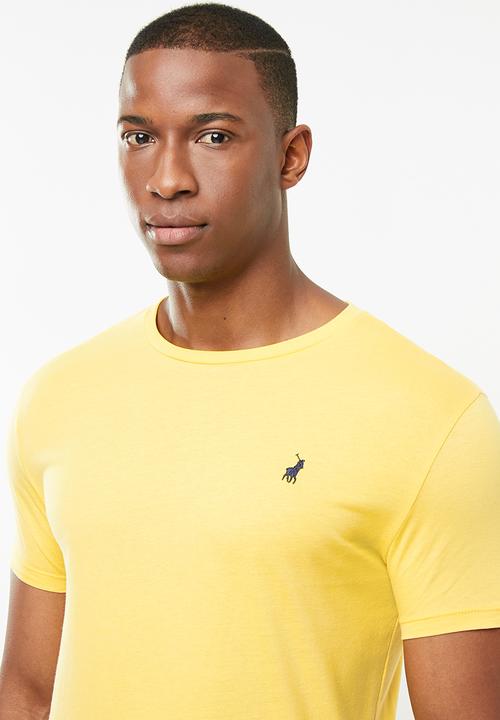 POLO - Lucas plain crew neck tee - yellow