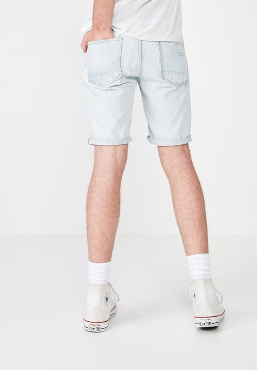 Cotton On - Rips roller shorts - blue