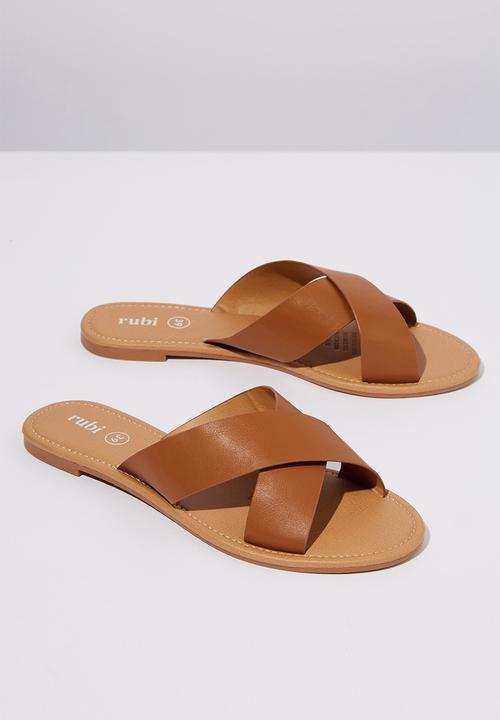 Cotton On - Everyday scarlett xover slide - tan