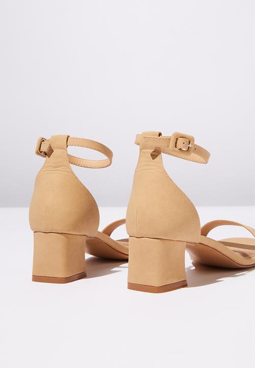 Cotton On - Lola low block heel - neutral