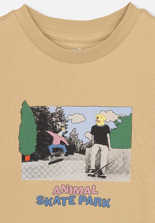 Cotton On - Max skater short sleeve tee - neutral