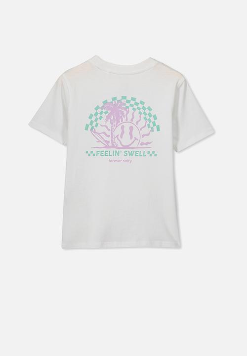 Cotton On - Max skater short sleeve tee - white