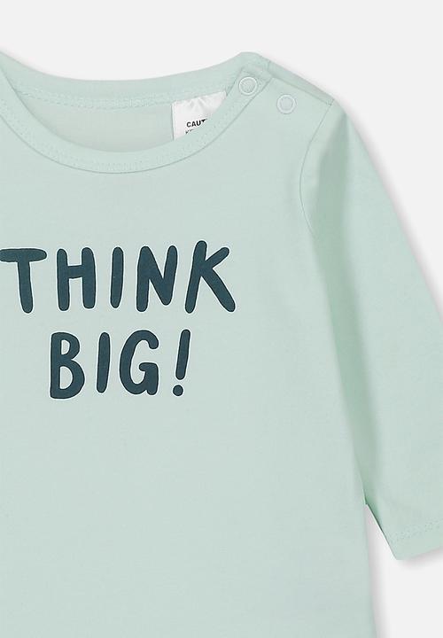 Cotton On - The long sleeve bubbysuit - green