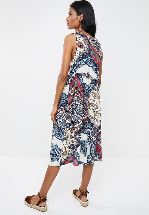 Superbalist - Mixed print dress - multi