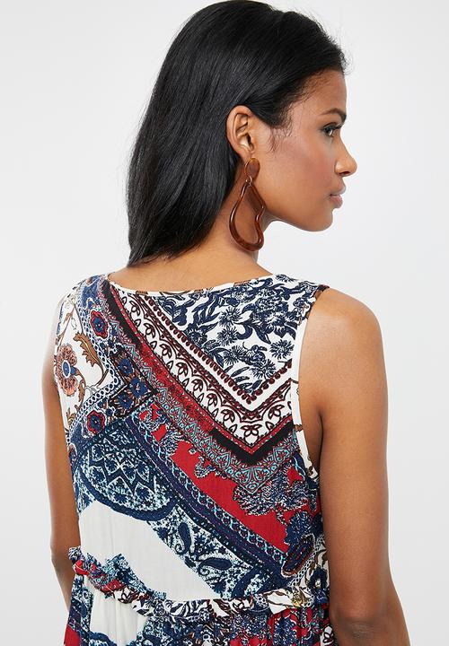 Superbalist - Mixed print dress - multi