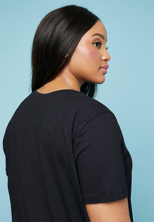 Superbalist - Placement printed T-shirt - black