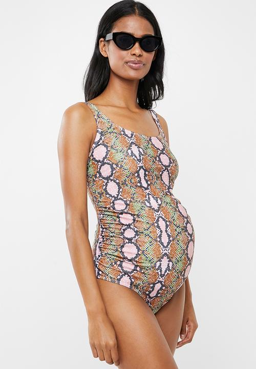 Superbalist - Scoop neck maternity one piece - multi