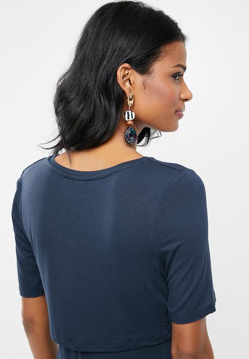 New Look - Maternity Nursing layer dress - navy