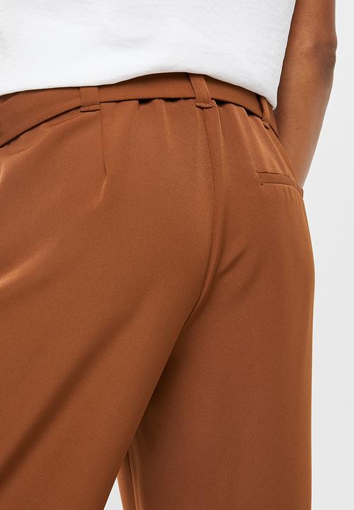New Look - Maternity Miller tie waist trouser - rust