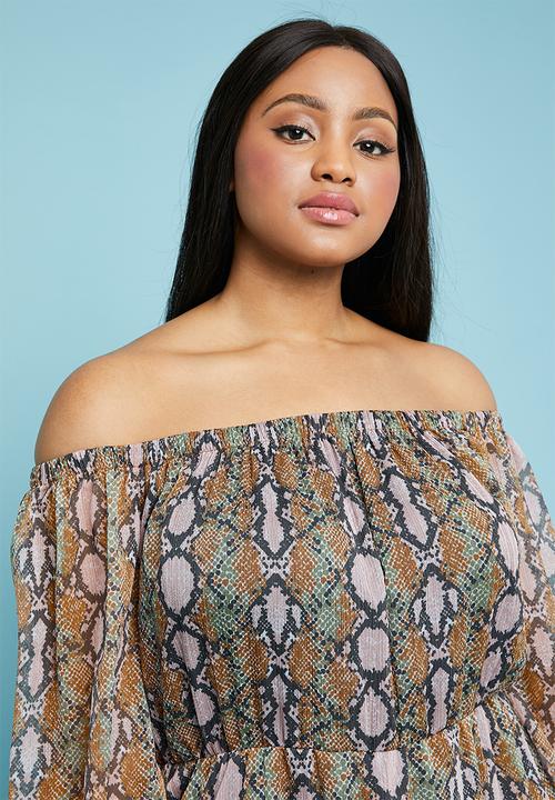 Superbalist - Off the shoulder maxi dress - multi