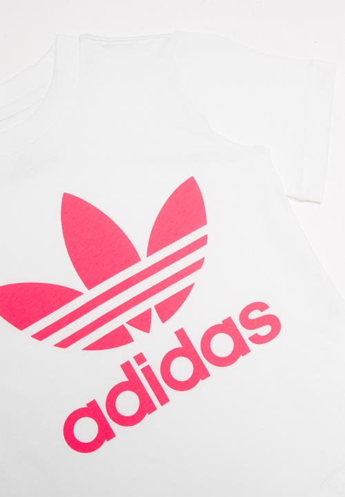 adidas Originals - Short tee set - pink & white