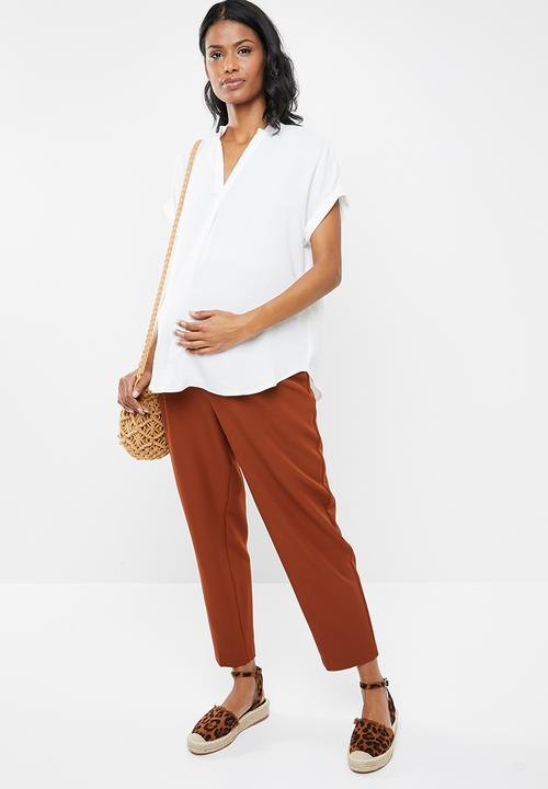 New Look - Maternity Matilda over head shirt - white