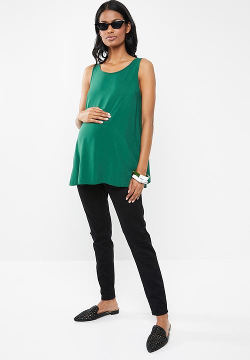 New Look - Maternity knee rip jegging - black