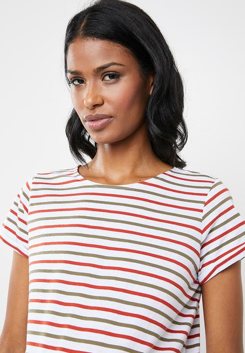 New Look - Maternity Short sleeve stripe tee - multi